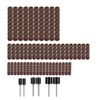 120Pcs Aluminum Oxide Sanding Drum Set,80/120/240 Grit Drum Sander Sanding
