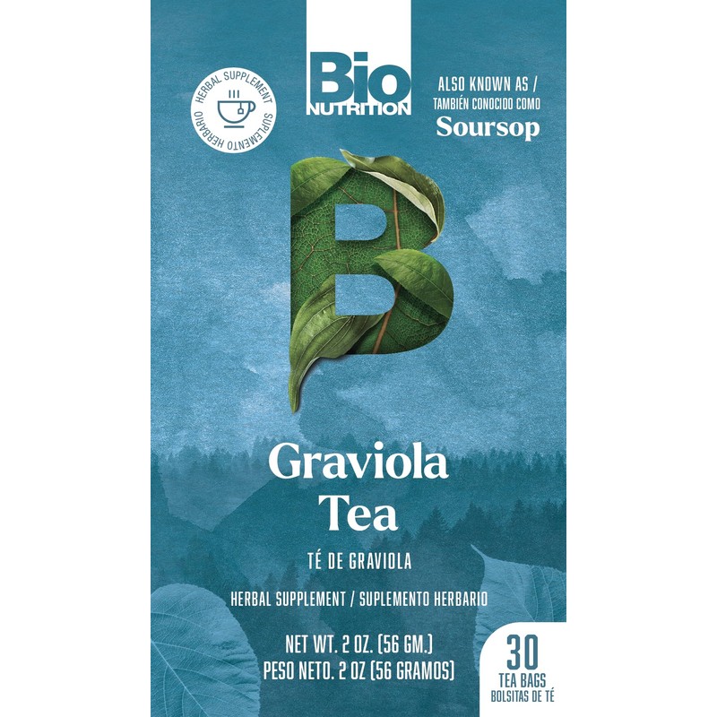 BIO NUTRITION INC. Graviola Tea 30 Bag, 0.02 Pound