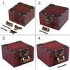 Antique Chinese Locks with Key & Latch Hasp Set, Vintage