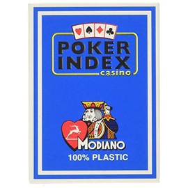Modiano Texas Poker 4 Mini Index blau Texas Poker