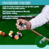 Bamyli Snooker Chalk, 4Pcs No-Slip Green Pool Cue Chalk