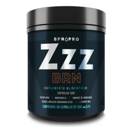 ZZZ BRN BPN PRO – Quemador de Grasa Nocturno con CLA, Carnitina, GABA, Magnesio y Manzanilla – Apoya la Relajación y Sueño Reparador 90 Cápsulas