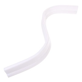 TEHAUX Countertop Water Retaining Strip Bendable Barrier for Bathroom and Kitchen Easy Installation Soft Material Water Stopper for Dry and Wet Separation