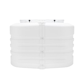 Propane Tank Cover, Double 20lb, White