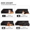 Jolifield Orthopedic Jacquard XL Dog Bed for Large Dogs 42''X28'',