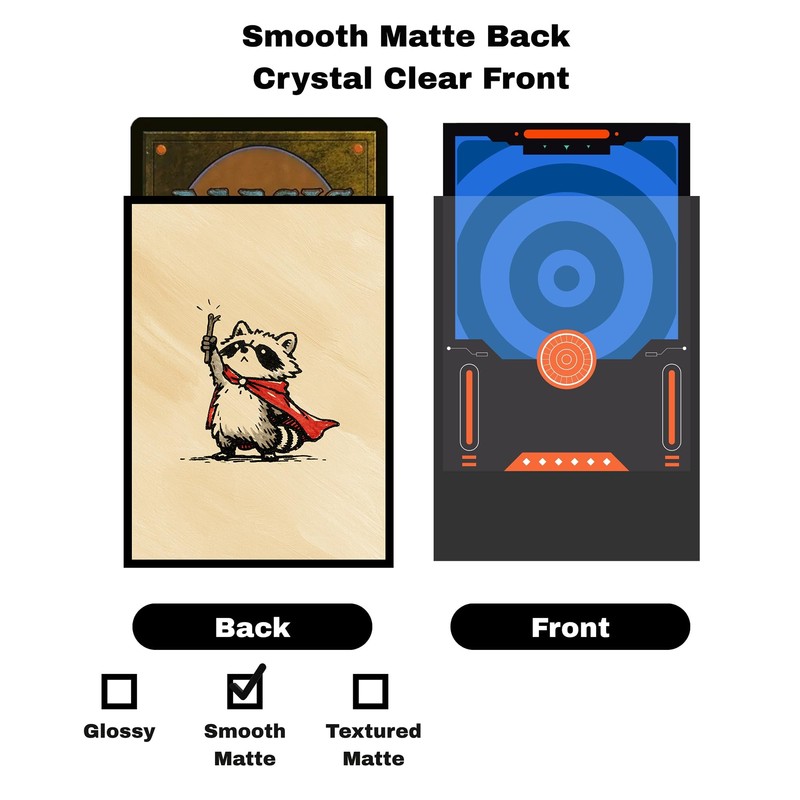 Trading Card Sleeves – 100 Count – Smooth Matte Art