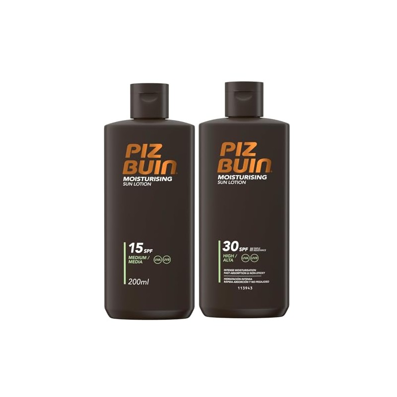 Piz Buin In Sun Lotion Spf15 And Spf 30 -