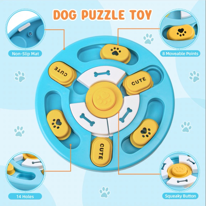 Pet Interactive Feeding Basin is Equipped with a Purple Light,Interact