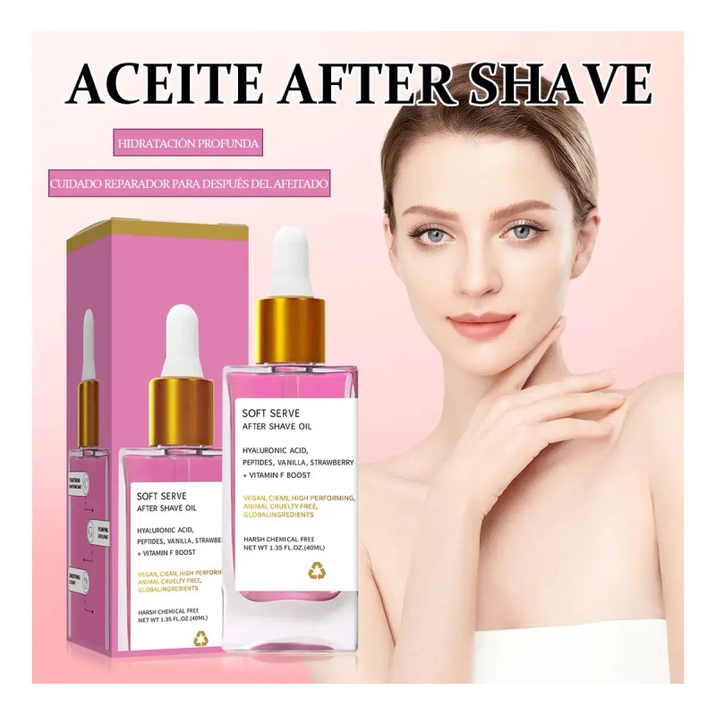 Aceite Para Después Del Afeitado Aroma A Fresa Y Vainilla