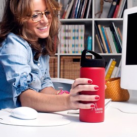 Laken Unisex Thermo Water Bottle, Unisex_Adult, TA10O, Orange, 1000 ml