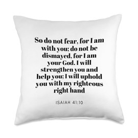 Inspirational Prayer Pillow for Kneeling - Christian Verses Throw Pillow
