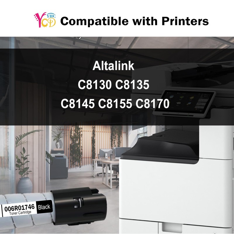 YCDYHC Black Toner Cartridge Compatible with Xerox 006R01746