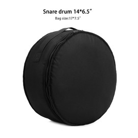 14"x6.5" Snare Drum Bag, Snare Drum Cases 10 mm Thick Padding for Your Drum Protection (14 * 6.5" Snare)