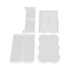 4pcs Storage Box Resin Mold DIY Production Patterned Hollow Flip
