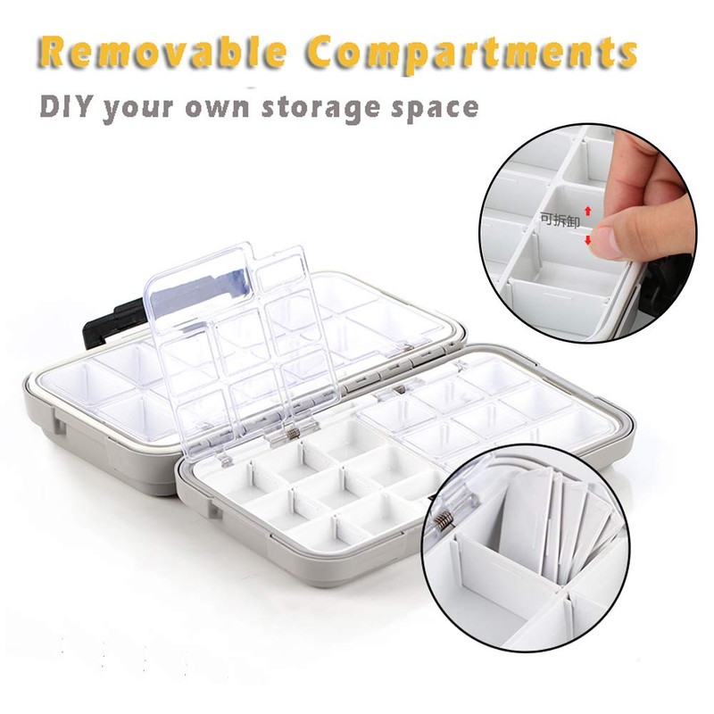 YUKI Fishing Lure Boxes, Bait Storage Case Fishing Tackle Storage