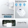 USB Power Adapter 5V/1A USB Charging Block 2Pack Single Port
