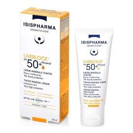 Uveblock Spf50+ Mineral Color 40ml Isispharma