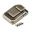 sourcing map Toggle Catch Lock, 38mm Retro Decorative Bronze Hasp