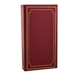 Arpan 6x4 Plain Photo Album with 300 Pockets Burgundy