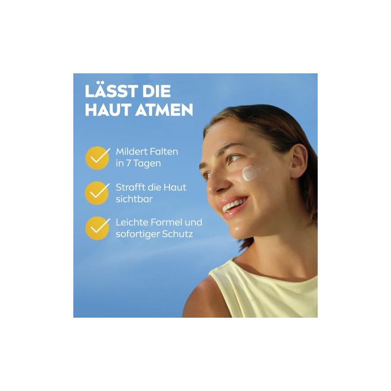 NIVEA SUN Sun Protection with SPF 50+, Firming Face Sun
