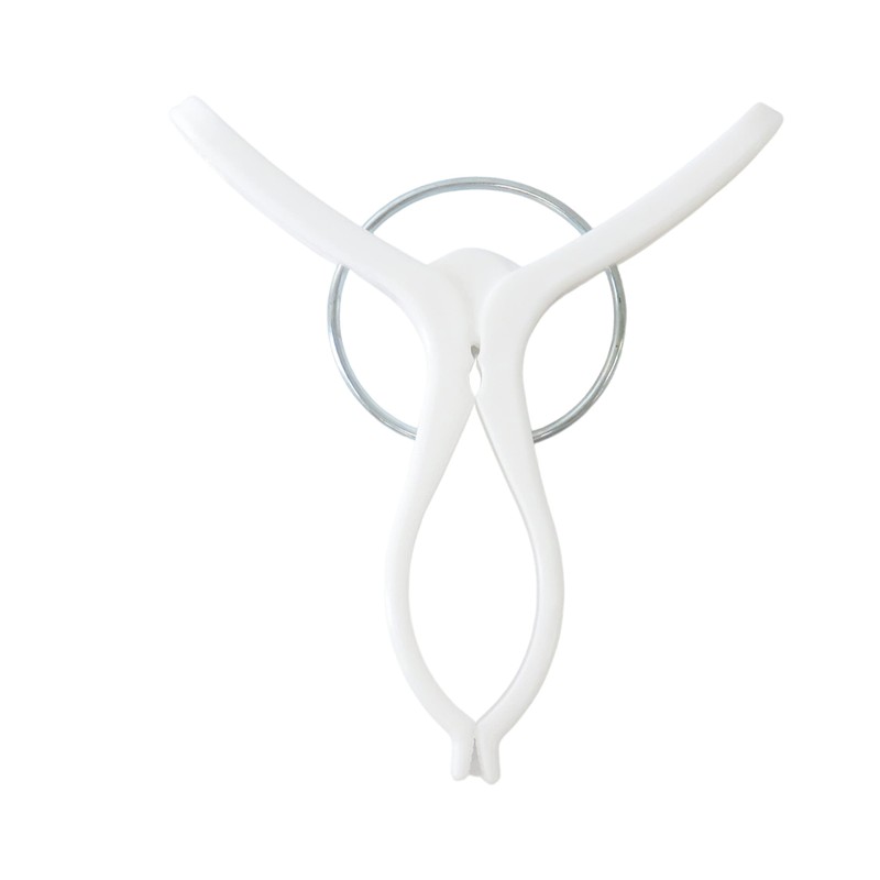 Towa Sangyo Neosul Rod Pinch Clothespins, White, Approx. 2.7 x