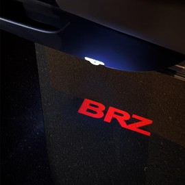 uunonaha 2 pcs Non-Fading LED Car Door Logo Lights Courtesy Projector Laser Welcome Light Ghost Shadow Puddle lamp Compatible for BRZ Accessories… (BRZ-RED, ZD6 2012-2020)