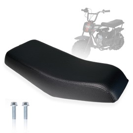 JMCHstore Upgraded New Seat for Monster Mega Moto MMB80 80cc MMB105 105cc, For Coleman Realtree RB100 RT100 Mini Bike Cushion Replacement parts (Black)