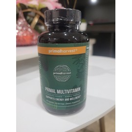 Primal harvest multivitamin supports energy and wellness 30-capsules fast shipp.