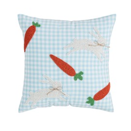 Mud Pie Bunny Easter Pillow, Carrot