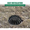 Natotela 20in Ductile Iron Atrium Drain Grate and Frame, Dome