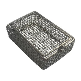Stainless Products Ltd Stainless Steel Parts Washing Basket (3.6" x 2.7" x 1.3”) - Perfect for Efficient Cleaning of Small Parts, Designed with Durable Perforated Steel, and Corrosion-resistant
