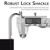 Combination Padlocks,Chumiug 4 Digit Resettable Combination Lock with 2.6 Inch