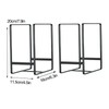 Hikinlichi 2 Pack Plate Holders Organizers Upright Cabinet Dish Drying