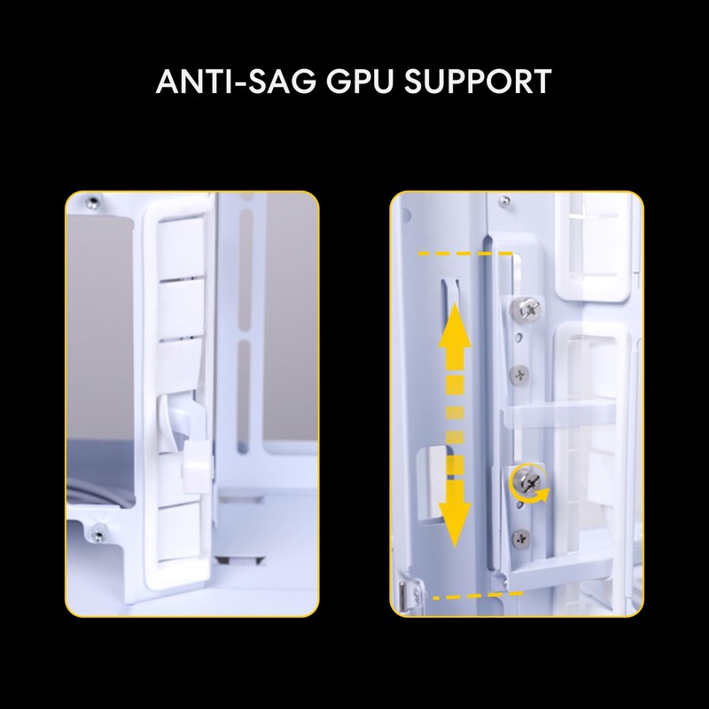 Lian Li O11Vision Compact White-Steel-Tempered Glass ATX Mid Tower Computer