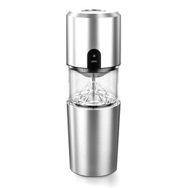 SOTECH coffee grinder electric, Pour Over Coffee Maker Usb Type Charging Coffee Bean Mill Grinder Espresso Spice Grinder(Pour Over Coffee Dripper+Stainless Steel Cup)