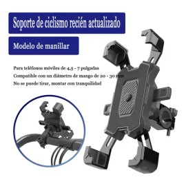 Soporte Sina Antideslizante 360 Para Celular En Bici Y Moto                                                                                           