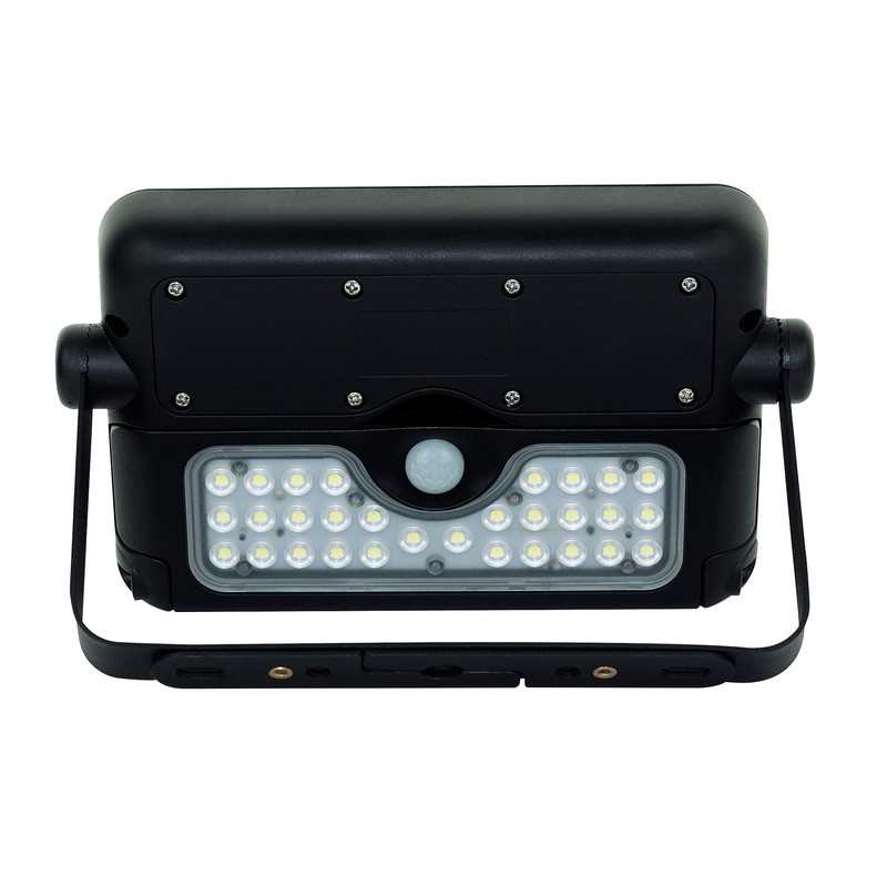 Luceco LEXSF6B40-01 LED Solar Guardian PIR Floodlight 550LM IP65 4000K