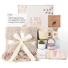 Get Well Gift Baskets, Feel Better Gifts Ideas Care Package for Women, Get Well Gift Baskets for Women After Surgery, Cancer Care Gifts for Friend, Encouraging Thinking of You Wellness Box For Her