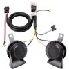 FARBIN 12V Electric Air Horn Kit for Truck, Car, SUV,