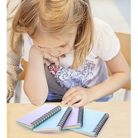 200 Index Cards, 5x3-inch Lined Index Cards, Coloured Spiral-Bound Flash Cards with Protective Covers for Office, School, and Home Note-Taking Record Cards