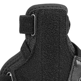 Ｂｅｓｇａ Thumb Brace Thumb Stabilizer Breathable Lightweight Protective Thumb Guard Thumb Protector Stabilizing Thumb Spica Splint, All Black