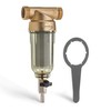 iSpring WSP-50 Reusable Whole House Spin Down Sediment Water Filter,