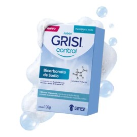 Jabón Facial Grisi Control Bicarbonato de Sodio 100 g. - Para Piel Grasa, Mixta o Con Acné, Elimina Impurezas, Controla el Brillo, Hipoalergénico de  