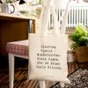 Mr. & Mrs. Panda Tragetasche Spruch Siberian Husky Augenzauber -