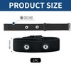 Verazquy Heart Rate Monitor Chest Replacement Strap, Compatible with Equipment
