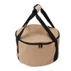 Camping Storage Bag Bucket Shape Large Capacity Waterproof Canvas Portable