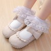 MEMOFYND 4 Pairs Lace Socks, Ruffle Socks, Ballet Socks, Lace