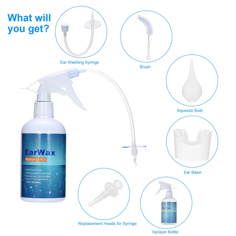Ear Wax Removal Kit Ear Irrigation Cleaning Kit with Ear