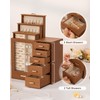 Homde Jewelry Organizer large for Dresser: Big Jewelry Box for