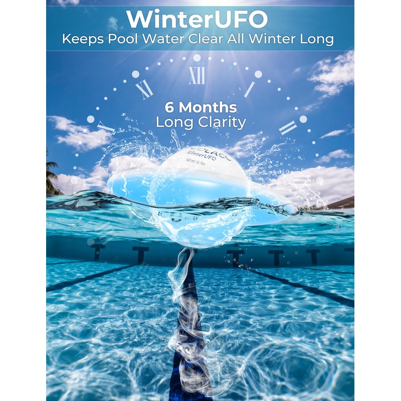 POOLACC 4-in-1 Winter Pool Closing Kit for Above-Ground & In-Ground